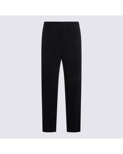 Homme Plissé Issey Miyake Black Trousers _Pl for men