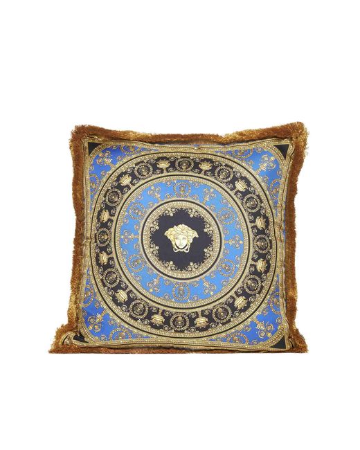 Versace Cushion in Blue Lyst