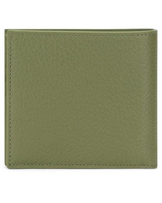 Céline Green Wallet Hammered Leather Calf Skin & Cardholders for men