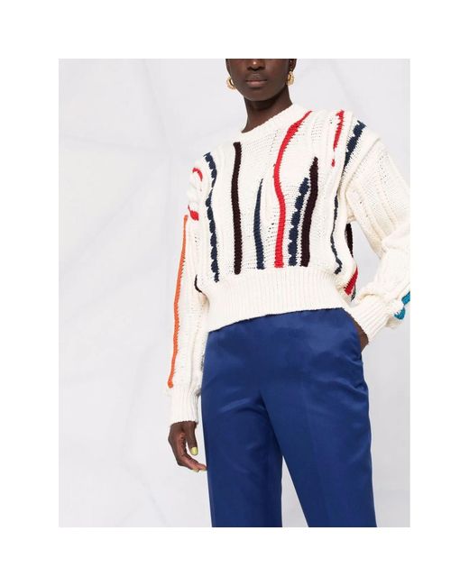 Ferragamo White Trousers
