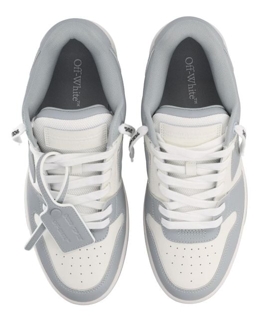 Off-White c/o Virgil Abloh White Out Of Office Sneaker Bovine Leather Trainers for men