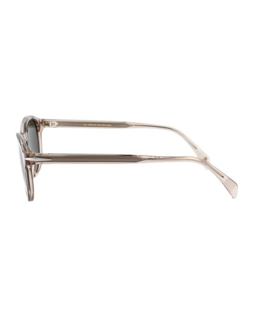 David Beckham Green Sunglasses Acetate for men