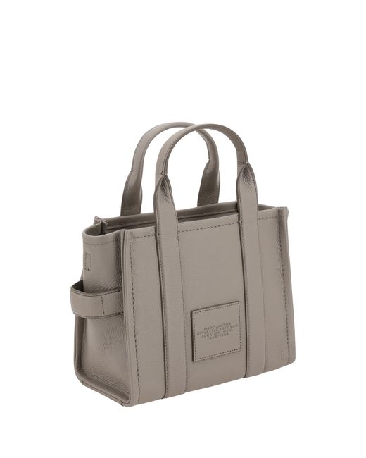 Marc Jacobs Gray Small Tote Handbag Calf Leather Handbags