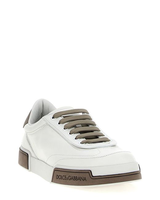 Dolce & Gabbana White 'Portofino Yatch' Sneakers for men