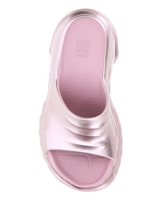 Givenchy Pink Rubber Marshmallow Mules