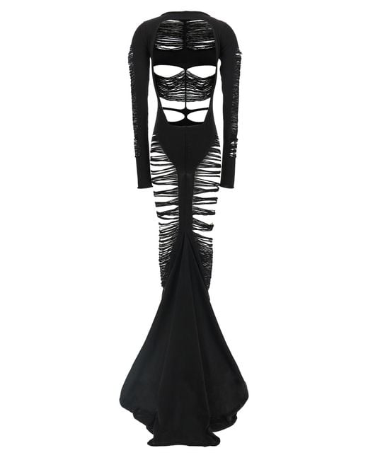 Rick Owens Black Una" Maxi Dress