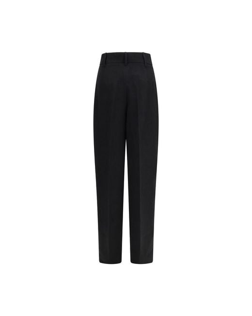 Max Mara Black Linen Pants