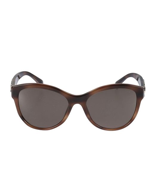 Chanel Gray Butterfly Acetate Sunglasses