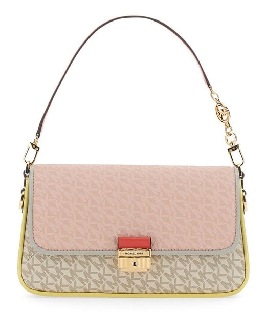 MICHAEL Michael Kors White Bag With Logo Pvc Shoulder