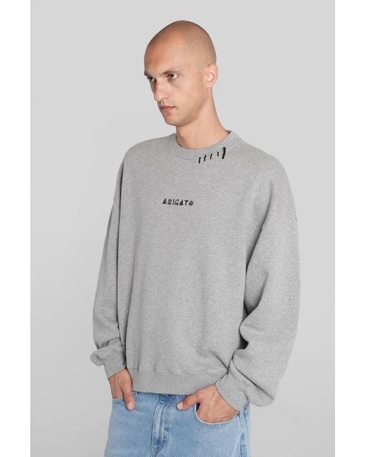 Axel Arigato Gray Loops Sweatshirt Sweatshirt for men