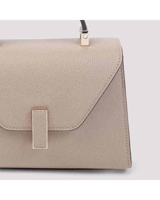 Valextra Gray Iside Crossbody Micro Bag