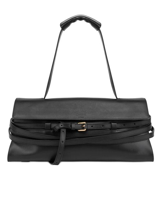 Moschino Black Borsa Nappa Leather
