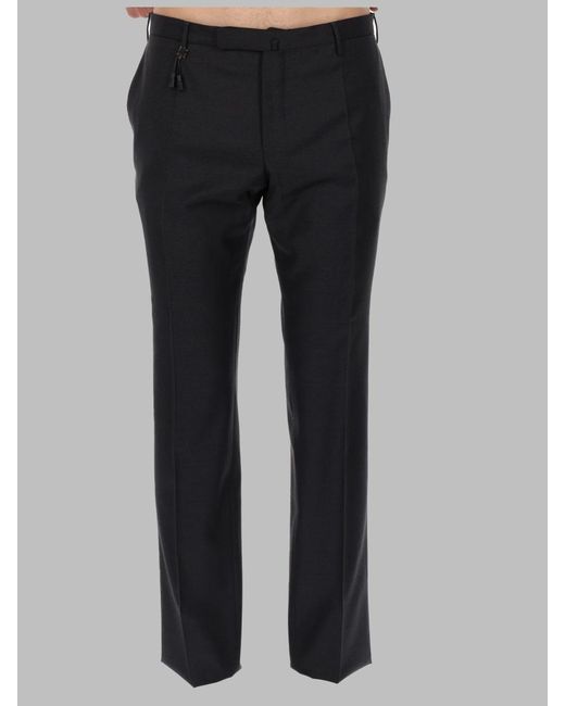 Incotex Blue Trousers Wool for men