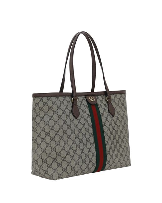 Gucci Gray Ophidia Shoulder Bag Handbags