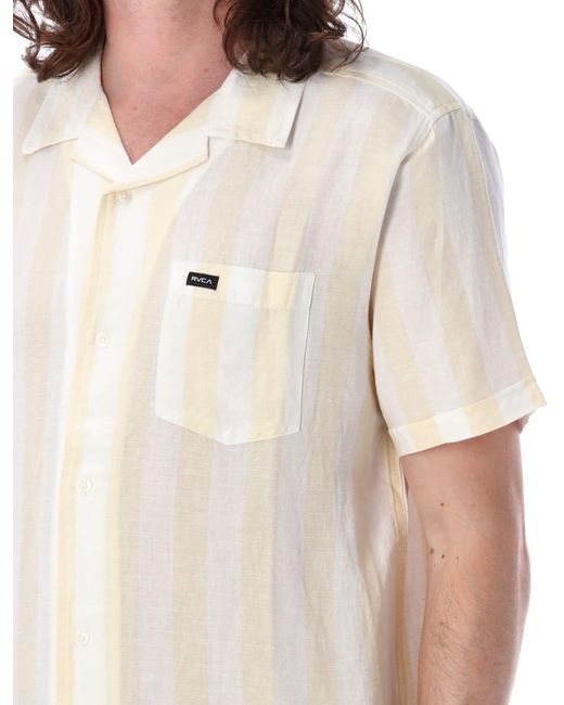 RVCA White Stripe Shirt for men