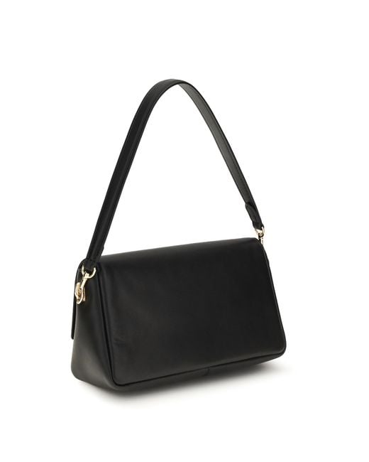 Tory Burch Black Shoulder Bag Charlie Leather Calf