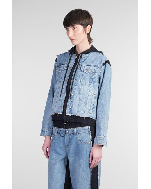 Jonathan Simkhai Blue Austin Jackets