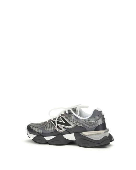New Balance White Sneakers Abzorb Pod 9060 Upper Fabric Trainers