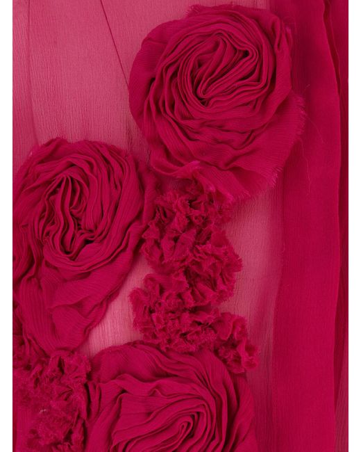 Dries Van Noten Pink Shirt Silk Blouses