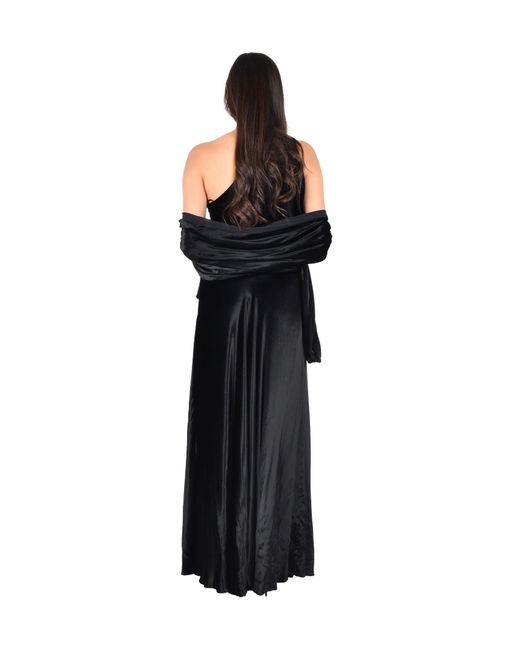Alberta Ferretti Black Long Dress