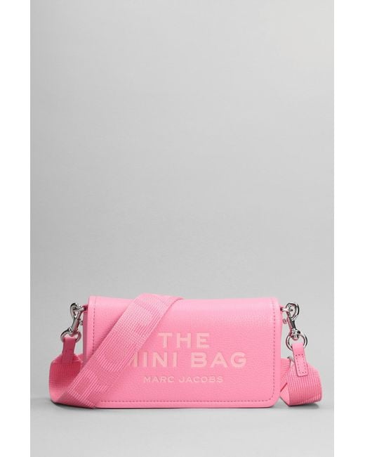 Marc Jacobs Shoulder Bag In Rose-pink Leather