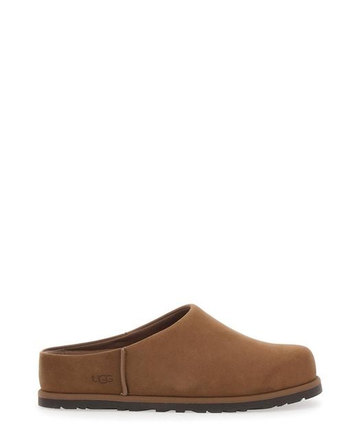 Ugg Brown Mule W Otzo Clog Leather