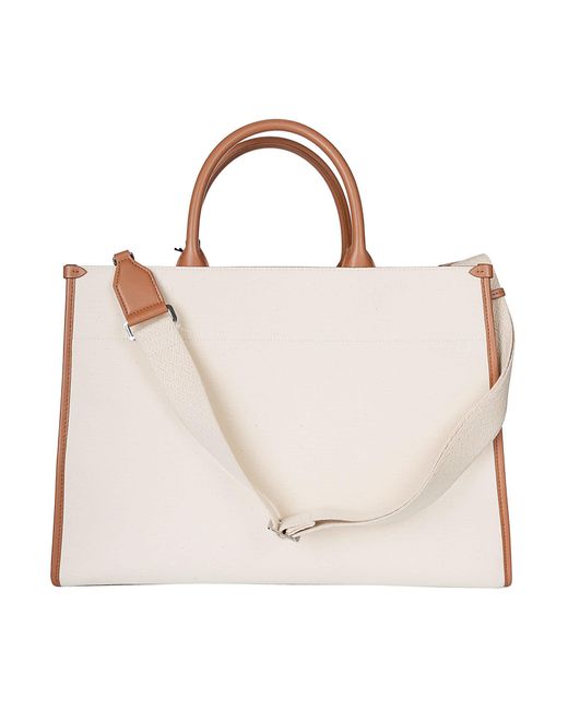 Lanvin Avec Bandouliere Sac Tote in Natural | Lyst