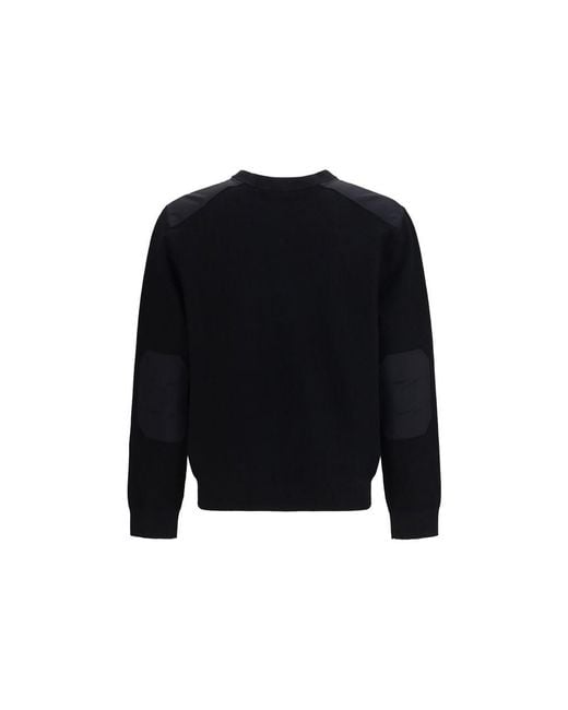 Moose Knuckles Black Nylon Sweatshirt Clothing for men
