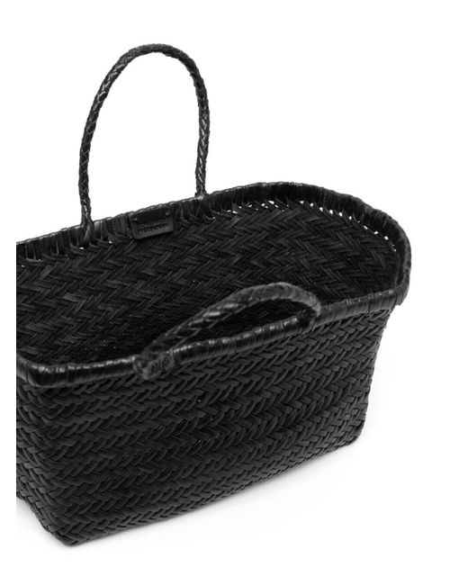Dragon Diffusion Black Borsa Tote Piccola 'Triple Jump'