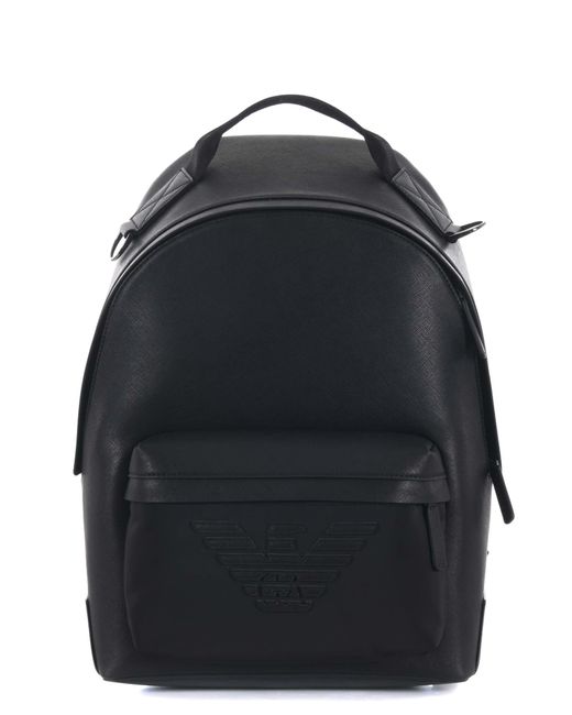 Emporio Armani Blue Backpack for men