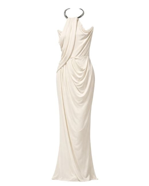 Amen White Long Dress