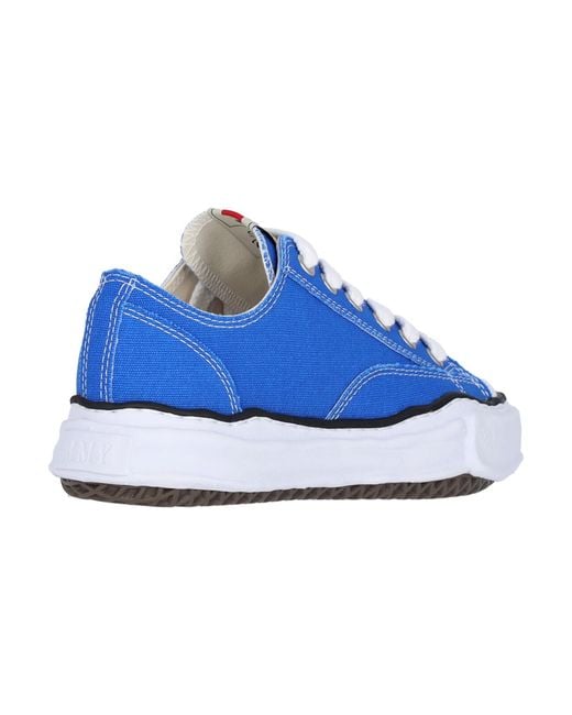 Maison Mihara Yasuhiro Blue Sneakers Upper: Cotton