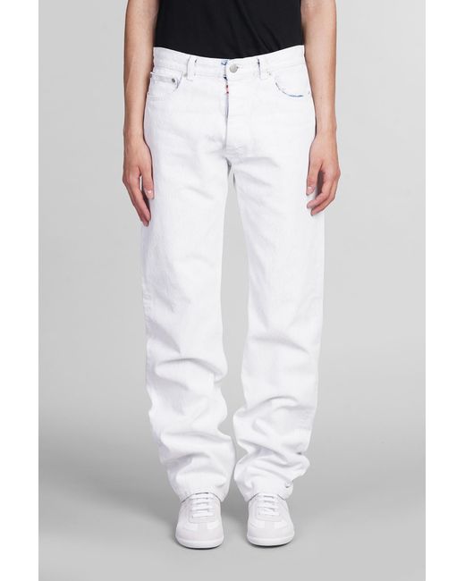 Maison Margiela Jeans In White Denim for men