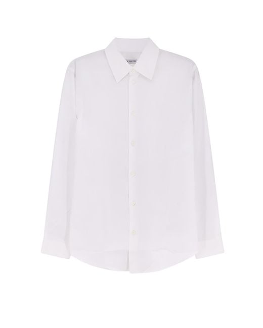 Burberry White Organic Cotton Shirt for men
