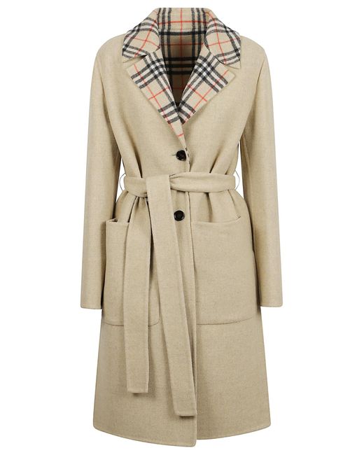 Burberry Natural Belted Coat