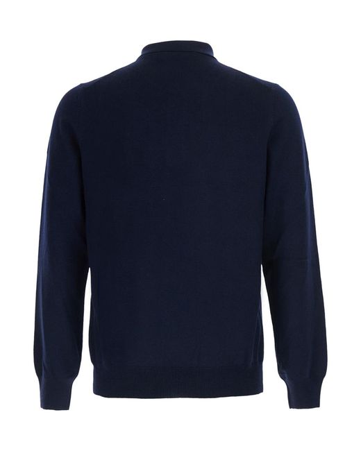 Tagliatore Blue Sweater Palmer Wool Blend Tops for men