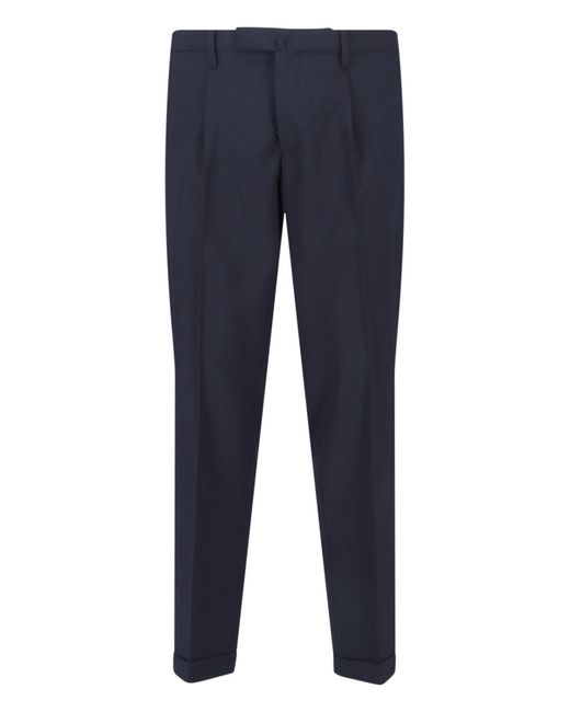 no_brand_found Blue Briglia Trousers Virgin Wool for men