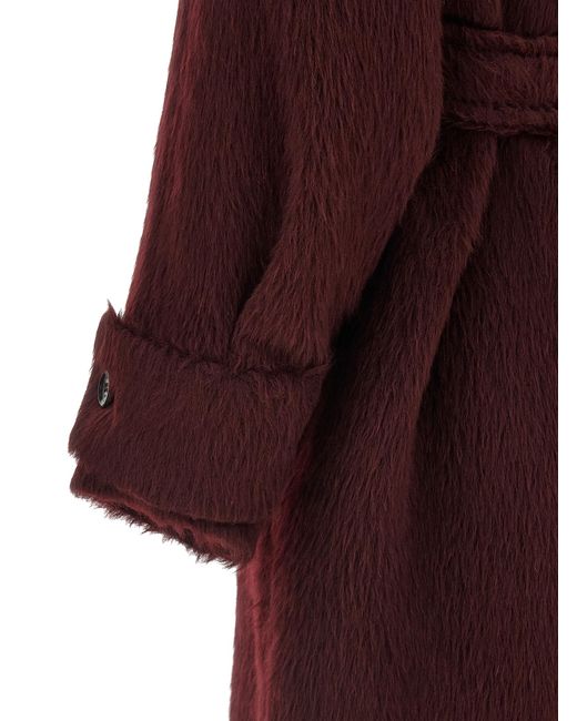 Max Mara Red 'Albata1234' Coat