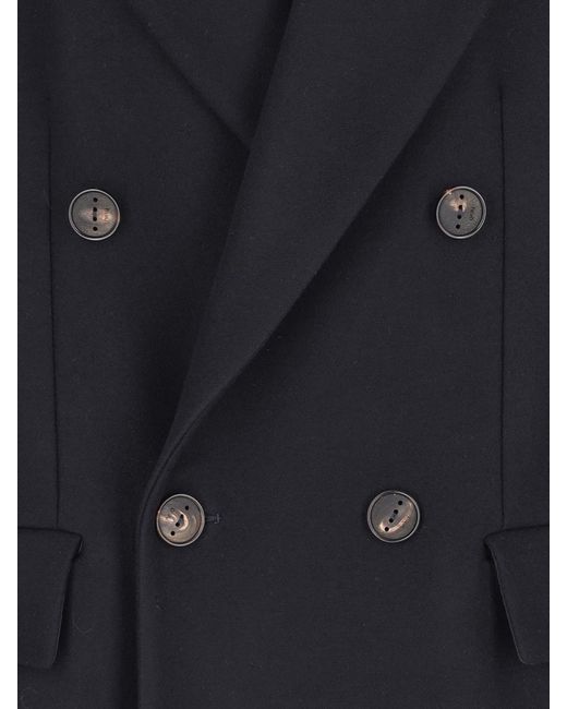 Hevò Black Jackets Virgin Wool for men