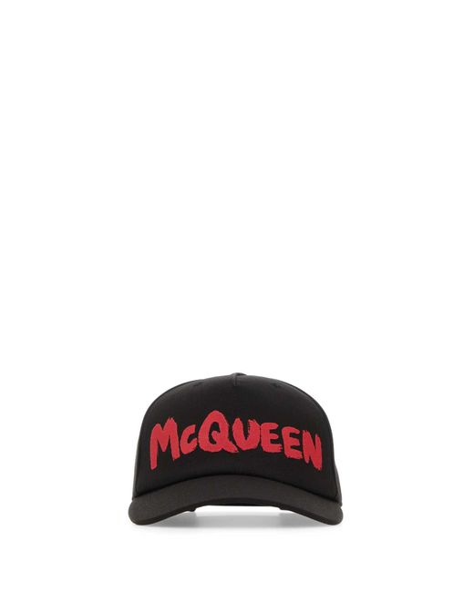 Alexander McQueen Red Hats for men
