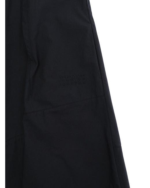 MM6 by Maison Margiela Black Dress Cotton
