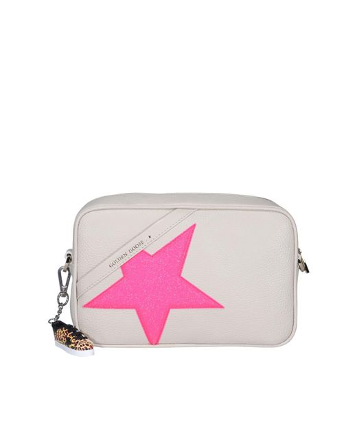 ★TOUT Y EST★ DN STAR CROSS BAGWHITE 5003321562 Golden Goose Star Crossbody Bag in White | Lyst