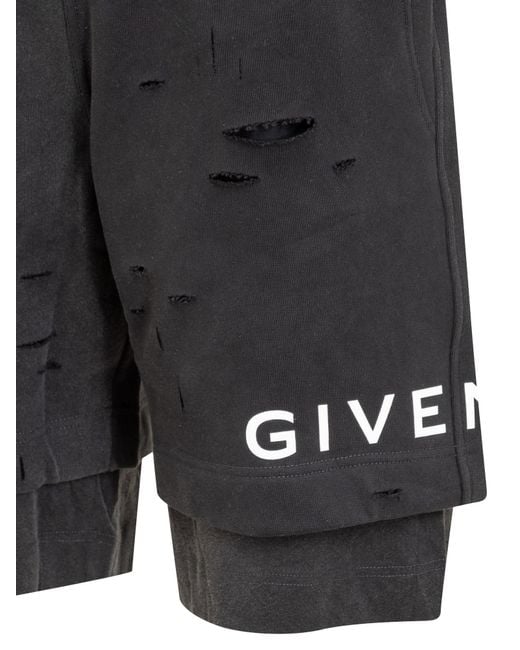 Givenchy Gray Archetype Shorts for men