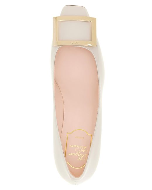 Roger Vivier Pink Square Toe Pumps
