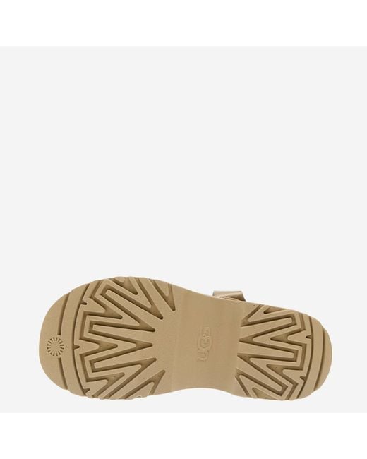 UGG Golden Rise Sandal in Natural | Lyst