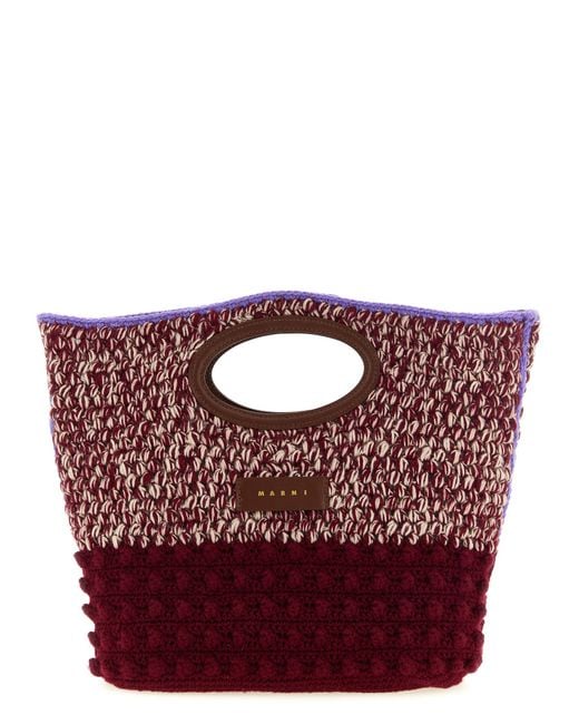 Marni Red Wool Handbag Bag