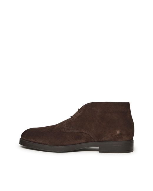 Tod's Brown Suede Ankle Boot for men