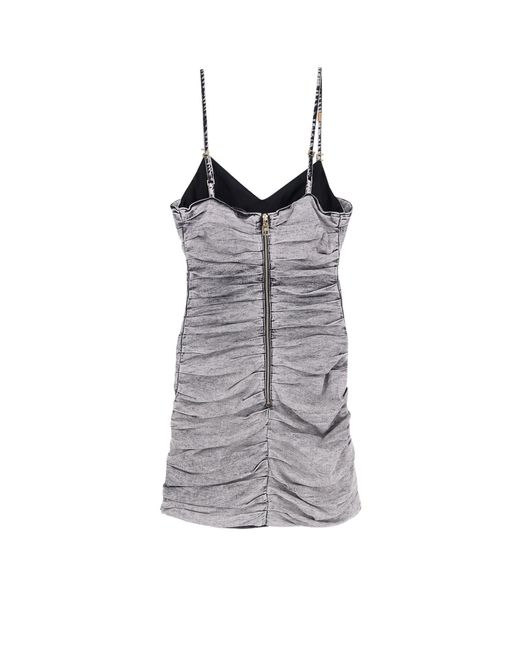 Elisabetta Franchi Gray Dress