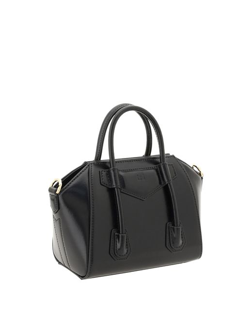 Givenchy Black Antigona Lock Toy Hand Bag