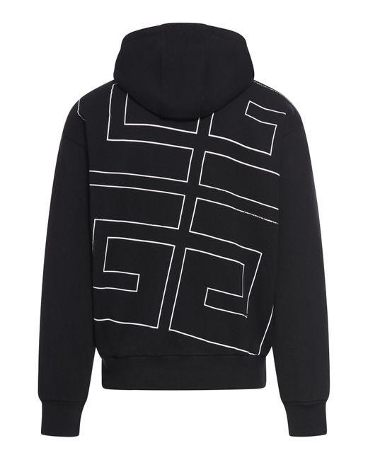 Givenchy Black Boxy Fit Hoodie With Pocket Base for men